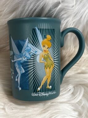 Walt Disney World Tinker Bell Teal Ceramic Mug